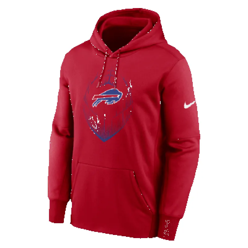 Buffalo Bills Icon Men’s Nike Therma NFL Pullover Hoodie sold by Nike