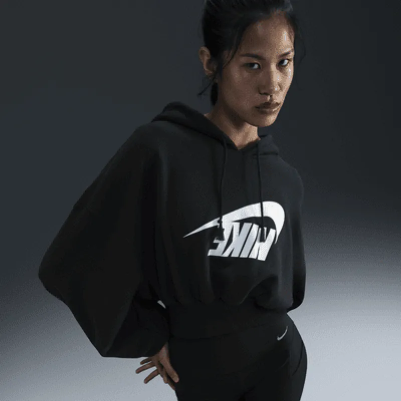 Nike Sportswear Women's Oversized Cropped French Terry Pullover Hoodie sold by Nike