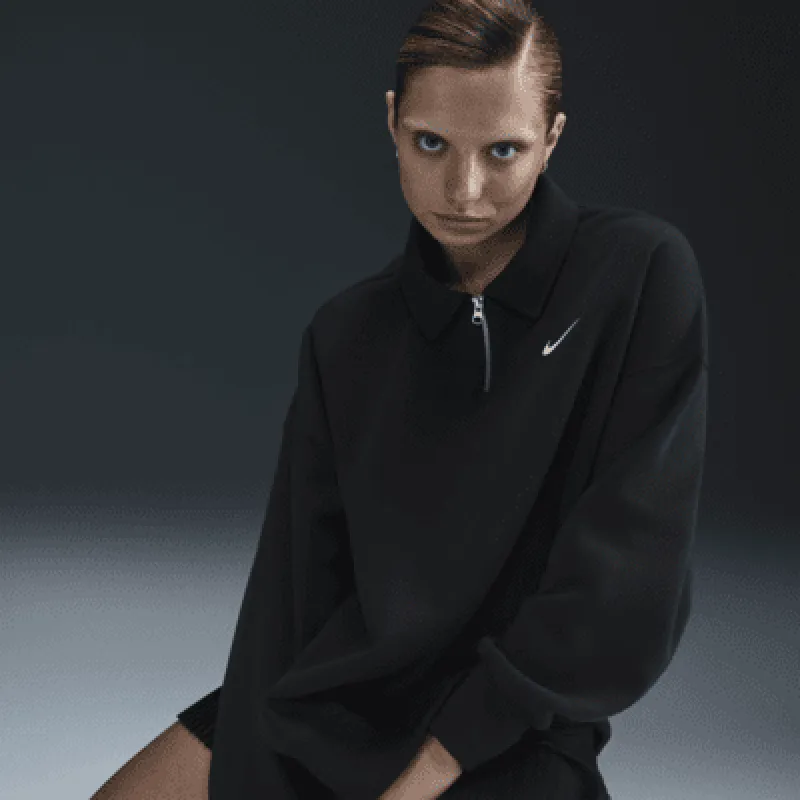 Nike Sportswear Phoenix Fleece Women's Oversized 1/4-Zip Polo sold by Nike
