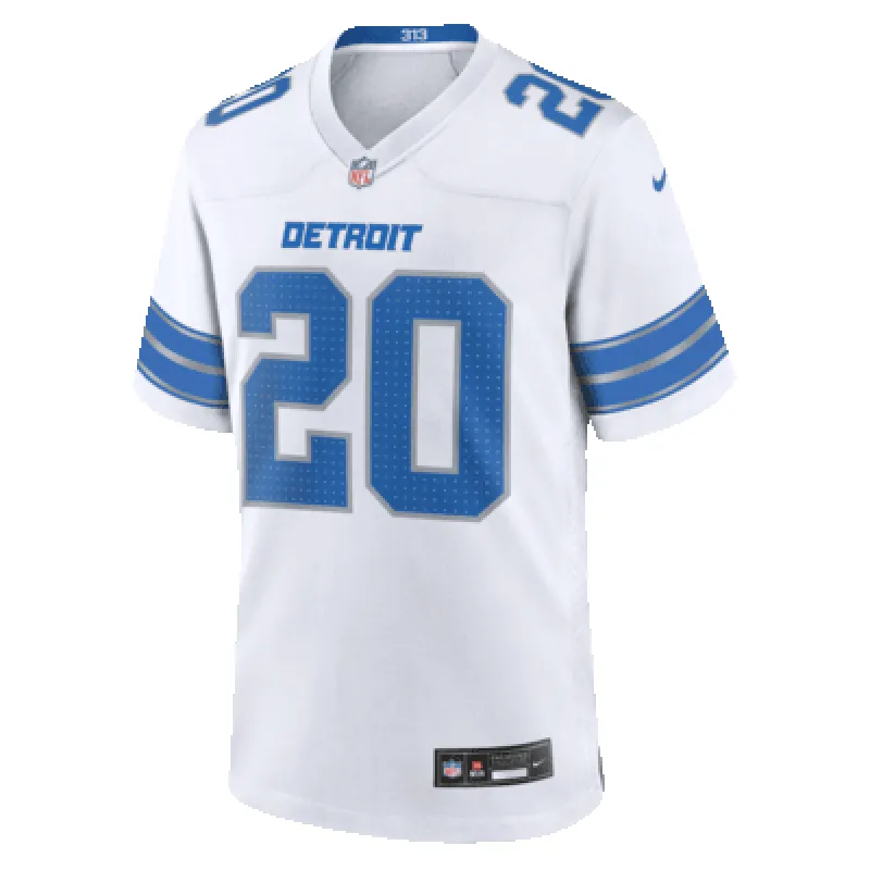 Barry Sanders Detroit Lions Men's Nike NFL Game Football Jersey made by Nike