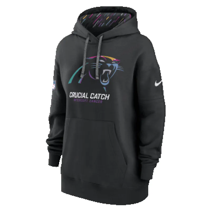 Carolina Panthers Crucial Catch Club Women's Nike NFL Pullover Hoodie sold by Nike