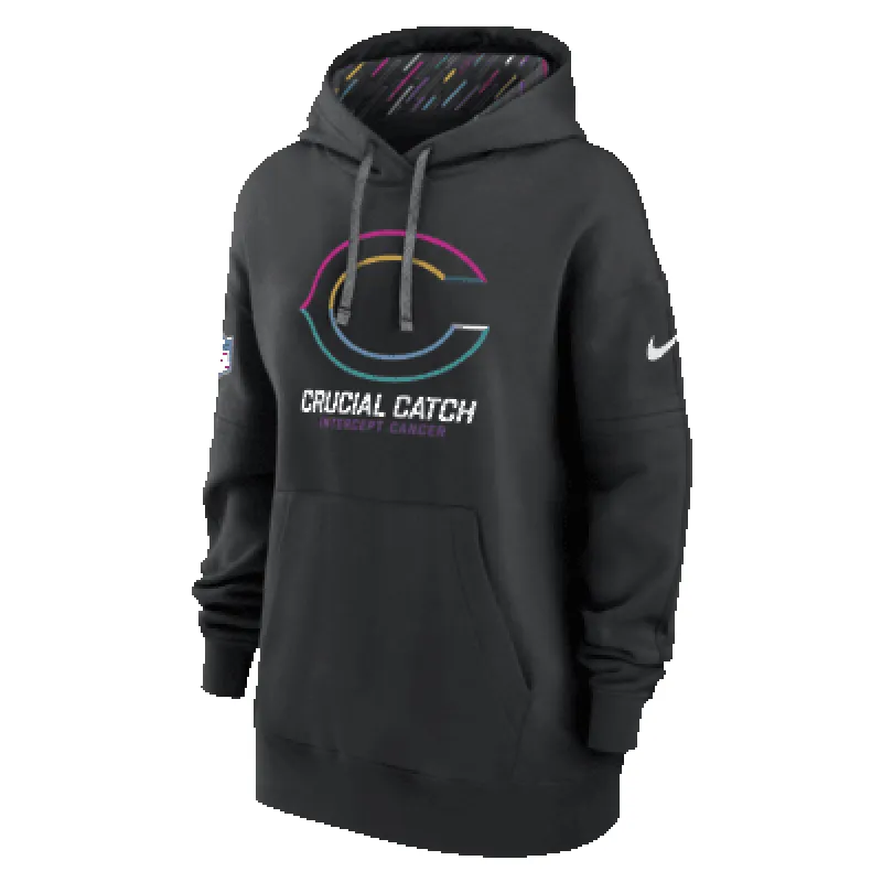 Chicago Bears Crucial Catch Club Women's Nike NFL Pullover Hoodie sold by Nike