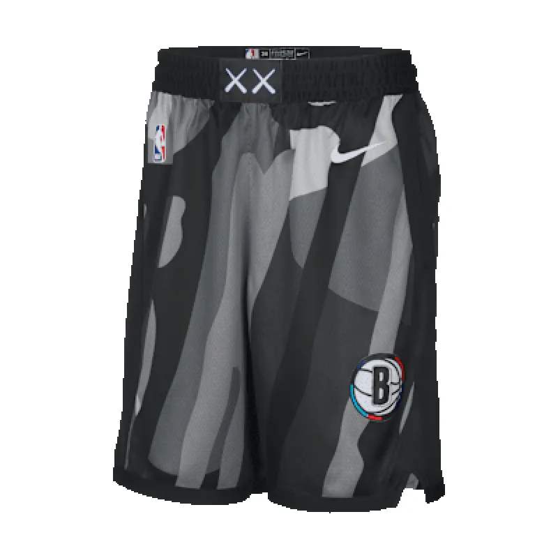 Brooklyn Nets 2024/25 City Edition Men's Nike Dri-FIT NBA Swingman Shorts sold by Nike