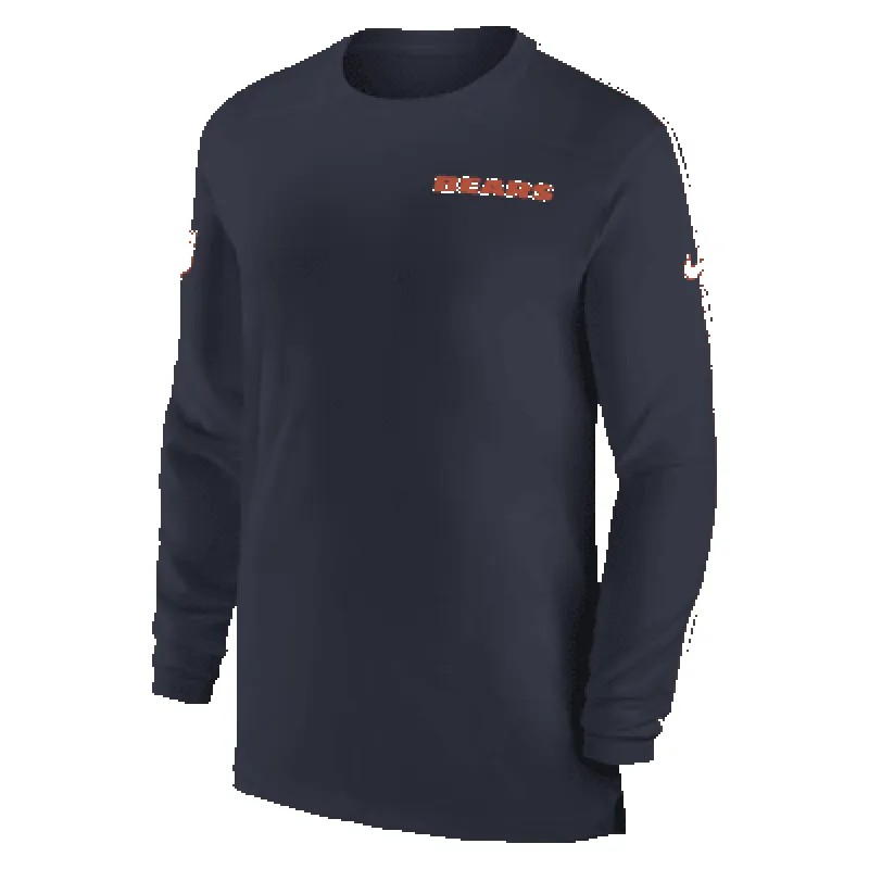Chicago Bears Sideline Coach Men's Nike Dri-FIT NFL Long-Sleeve Top sold by Nike