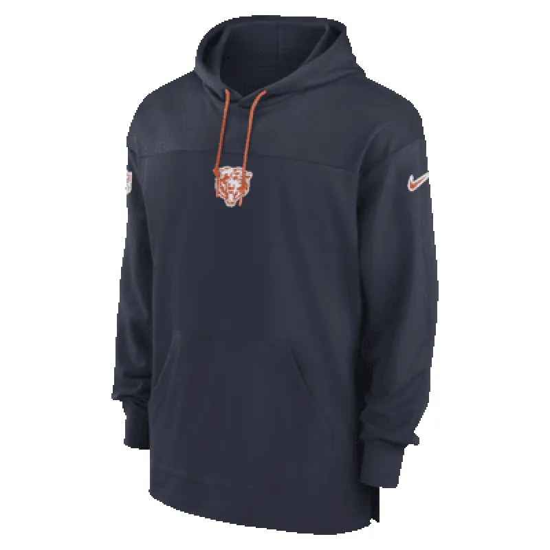 Chicago Bears Sideline Jersey Men's Nike Dri-FIT NFL Pullover Hoodie made by Nike