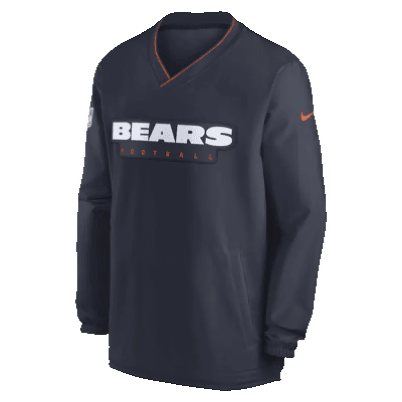 Chicago Bears Sideline Men's Nike NFL Long-Sleeve Windshirt sold by Nike
