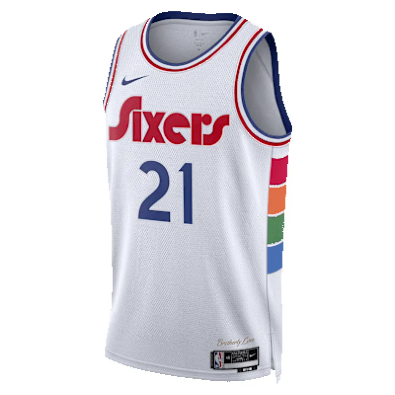 Joel Embiid Philadelphia 76ers 2024/25 City Edition Men's Nike Dri-FIT NBA Swingman Jersey sold by Nike
