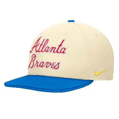 Atlanta Braves Photo Pro Men's Nike Dri-FIT MLB Adjustable Hat sold by Nike