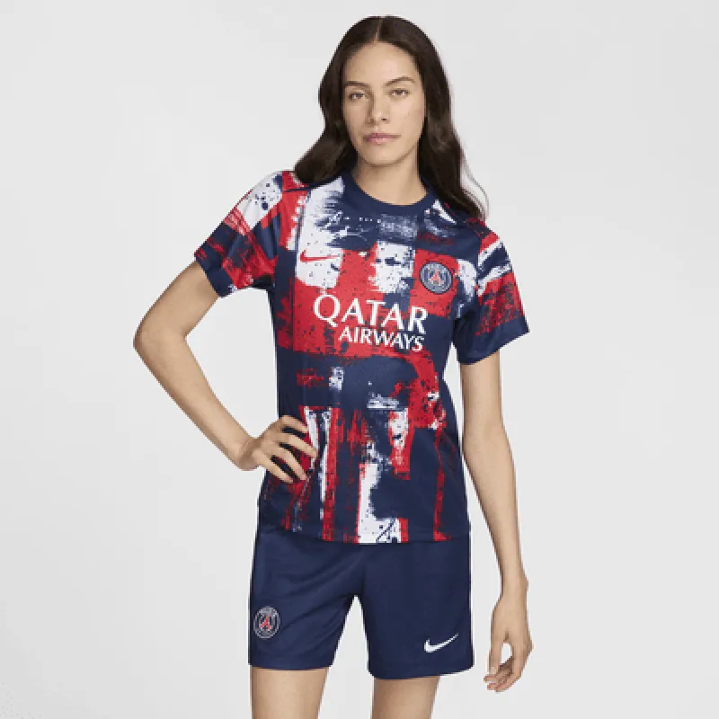Paris Saint-Germain Academy Pro Home Women's Nike Dri-FIT Soccer Pre-Match Top sold by Nike