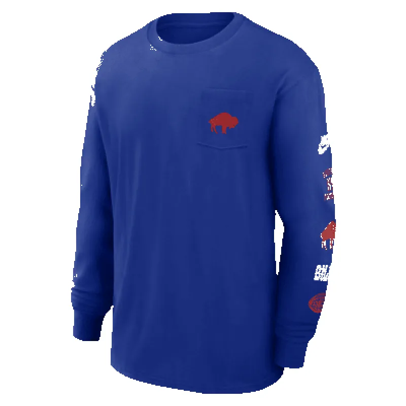 Buffalo Bills Rewind Max90 Pocket Men's Nike NFL Long-Sleeve T-Shirt made by Nike