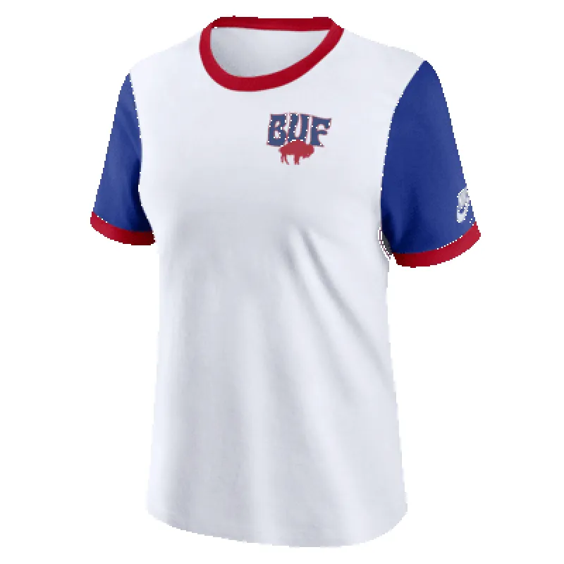 Buffalo Bills Rewind Women's Nike NFL Ringer T-Shirt sold by Nike
