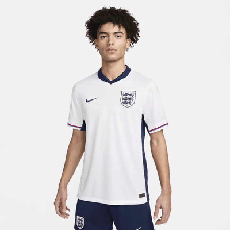 England (Men's Team) 2024/25 Stadium Home Men's Nike Dri-FIT Soccer Replica Jersey sold by Nike