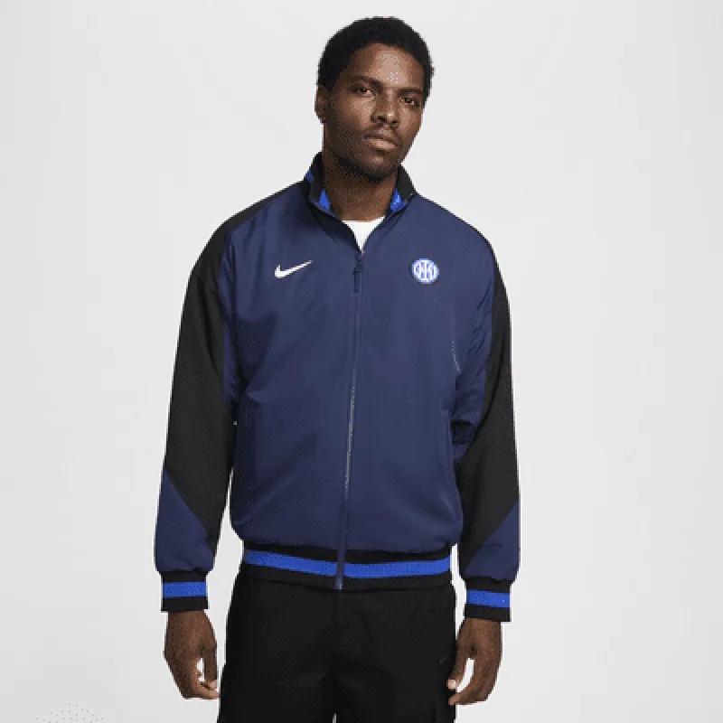 Inter Milan Strike Men's Nike Dri-FIT Soccer Anthem Jacket sold by Nike