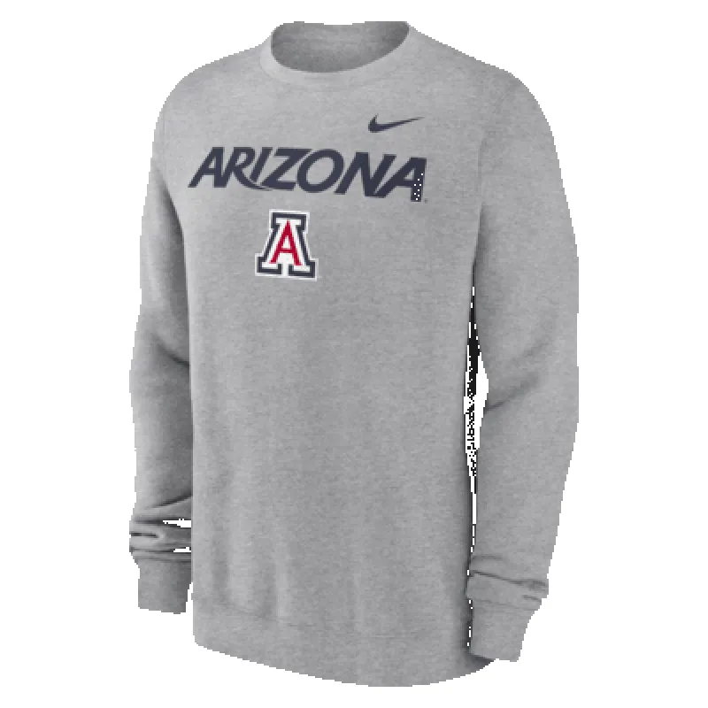Arizona Wildcats Primetime Primary Stack Men's Nike College Pullover Crew sold by Nike