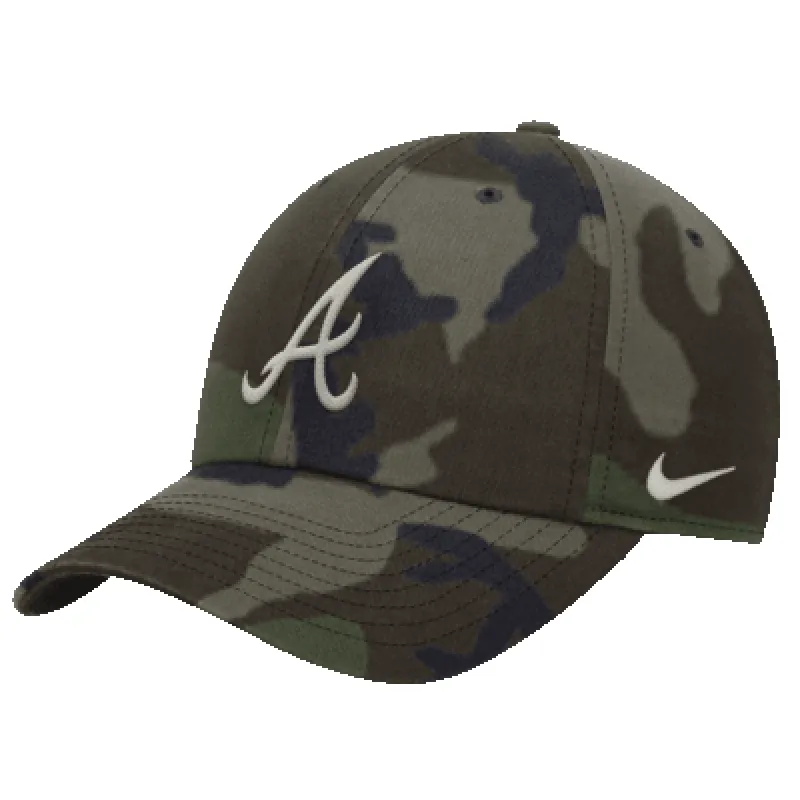 Atlanta Braves Camo Club Men's Nike MLB Adjustable Hat sold by Nike