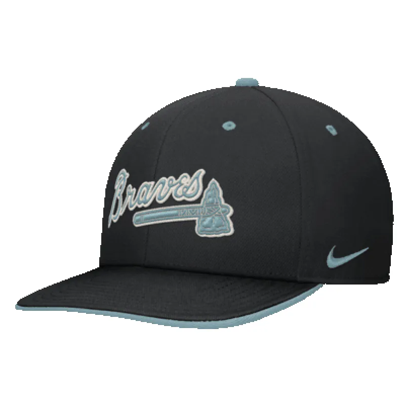 Atlanta Braves Pro Tech Script Men's Nike Dri-FIT MLB Adjustable Hat sold by Nike