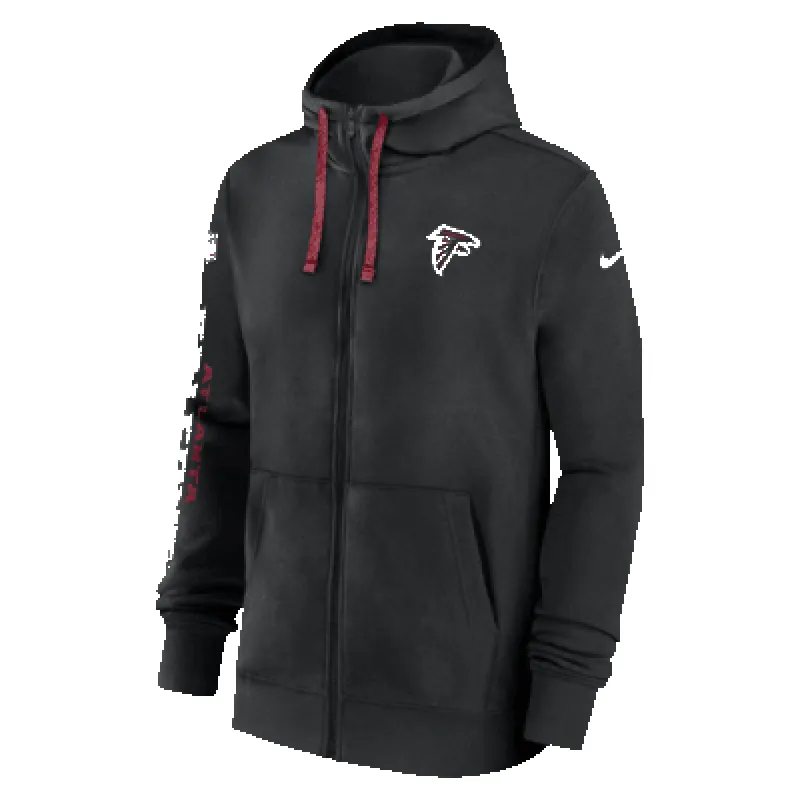 Atlanta Falcons Sideline Team Issue Club Men's Nike Full Zip Hoodie sold by Nike