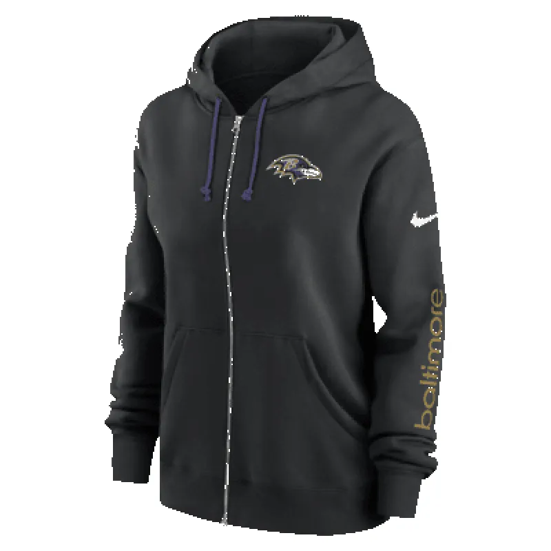 Baltimore Ravens Phoenix Women's Nike NFL Full-Zip Hoodie made by Nike