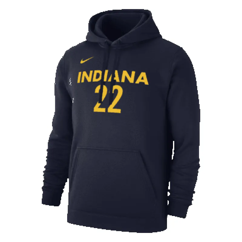 Caitlin Clark Indiana Fever Club Fleece Men's Nike WNBA Pullover Hoodie made by Nike