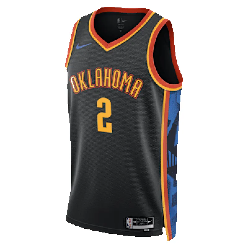 Shai Gilgeous-Alexander Oklahoma City Thunder 2024/25 City Edition Men's Nike Dri-FIT NBA Swingman Jersey sold by Nike