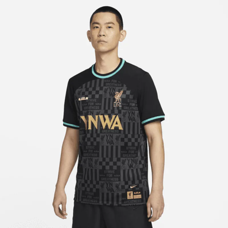 LeBron x Liverpool FC Stadium Men's Nike Dri-FIT Replica Soccer Jersey made by Nike