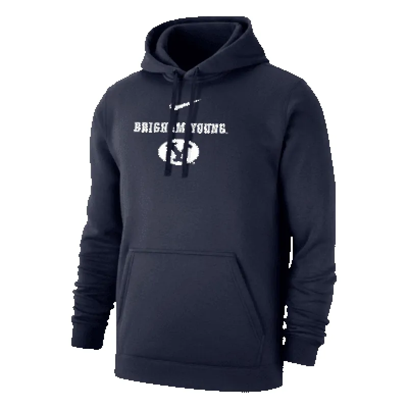 BYU Club Fleece Men's Nike College Hoodie sold by Nike