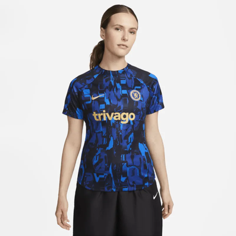 Chelsea FC Academy Pro Women's Nike Dri-FIT Pre-Match Soccer Top sold by Nike