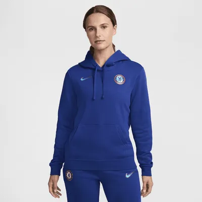 Chelsea FC Club Fleece Women's Nike Soccer Pullover Hoodie sold by Nike
