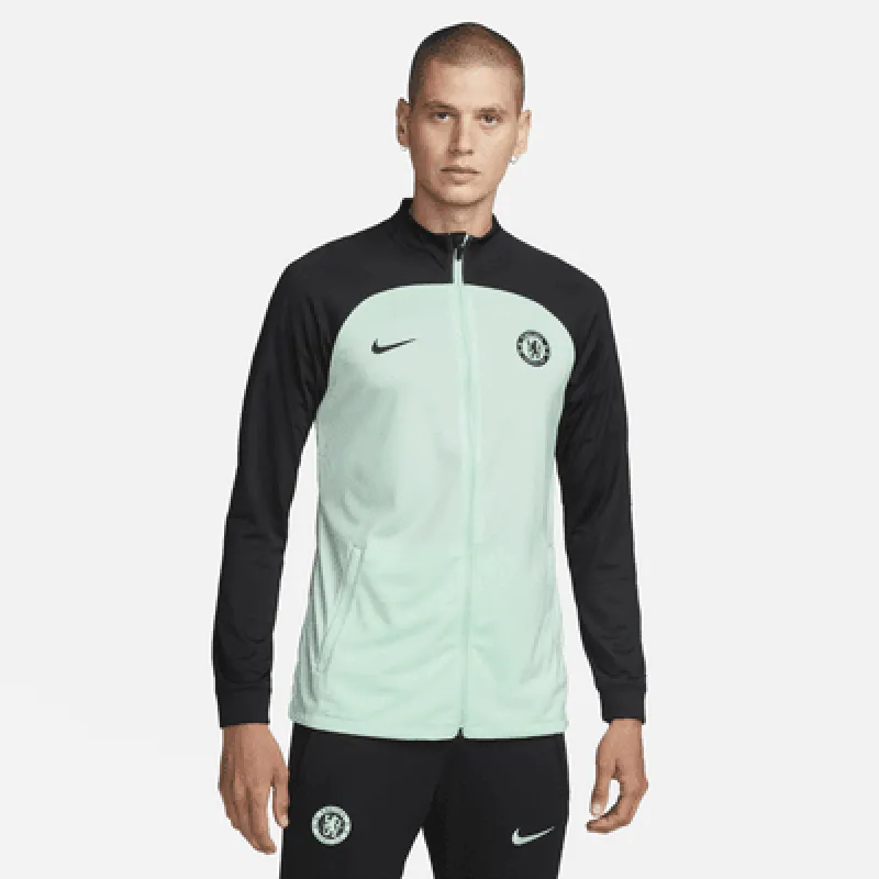 Chelsea FC Strike Third Men's Nike Dri-FIT Soccer Knit Track Jacket sold by Nike