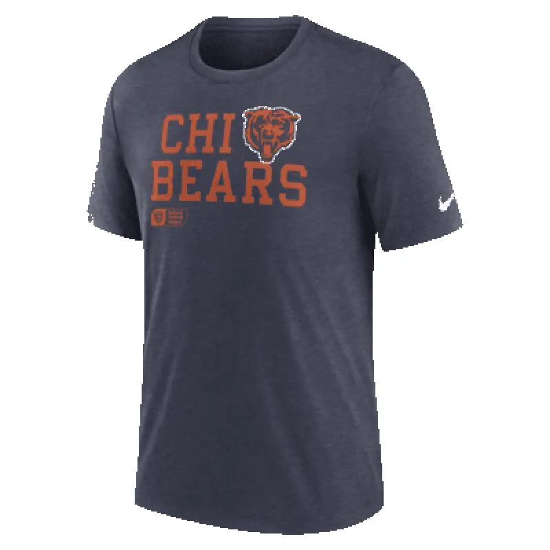 Chicago Bears Overlap Lockup Men's Nike NFL T-Shirt made by Nike