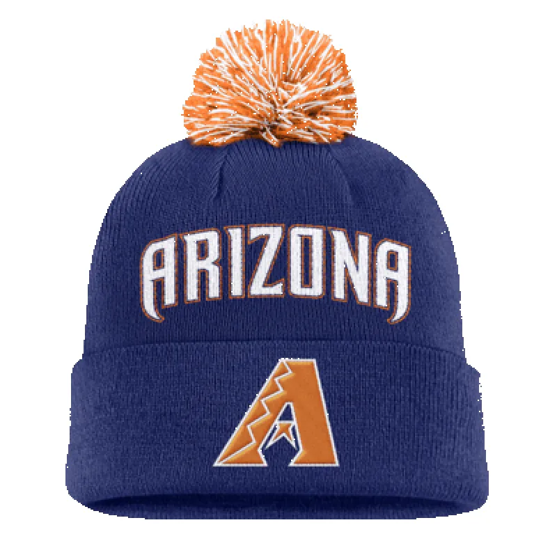 Arizona Diamondbacks Peak Men's Nike MLB Cuffed Pom Beanie sold by Nike