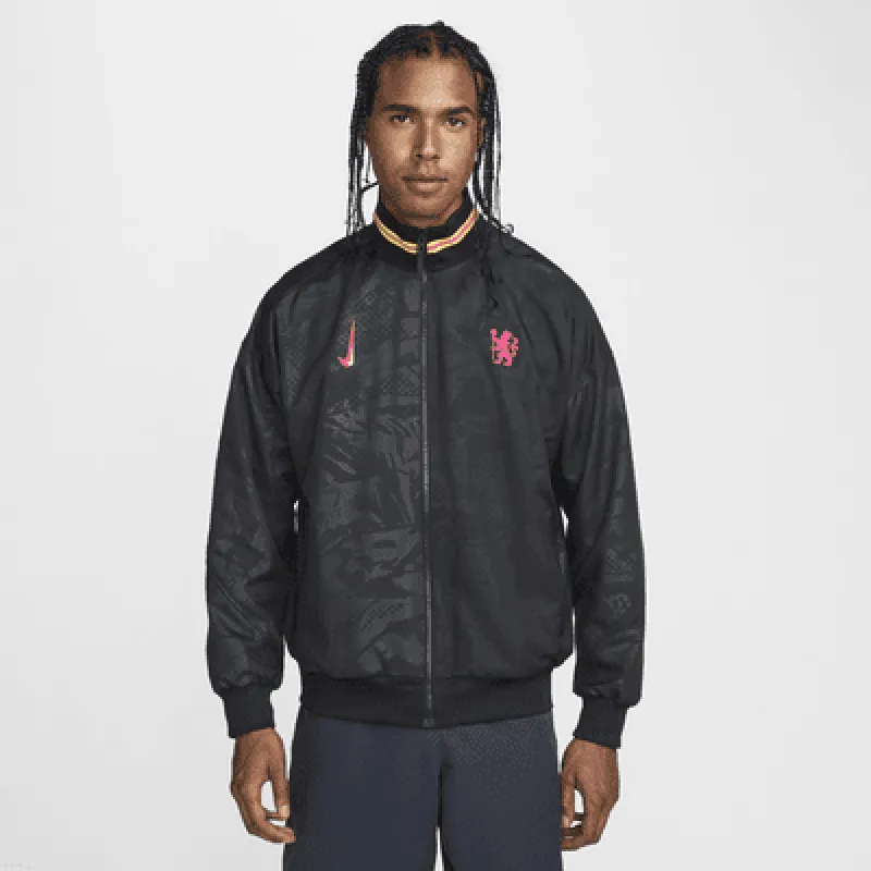 Chelsea FC Strike Third Men's Nike Dri-FIT Soccer Anthem Jacket sold by Nike