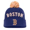 Boston Red Sox Peak Men's Nike MLB Cuffed Pom Beanie sold by Nike