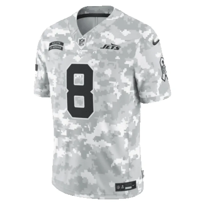 Aaron Rodgers New York Jets Salute to Service Men's Nike Dri-FIT NFL Limited Jersey sold by Nike