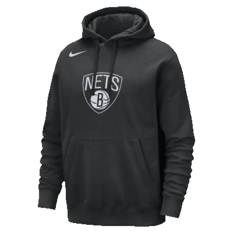 Brooklyn Nets Club Men's Nike NBA Pullover Hoodie sold by Nike