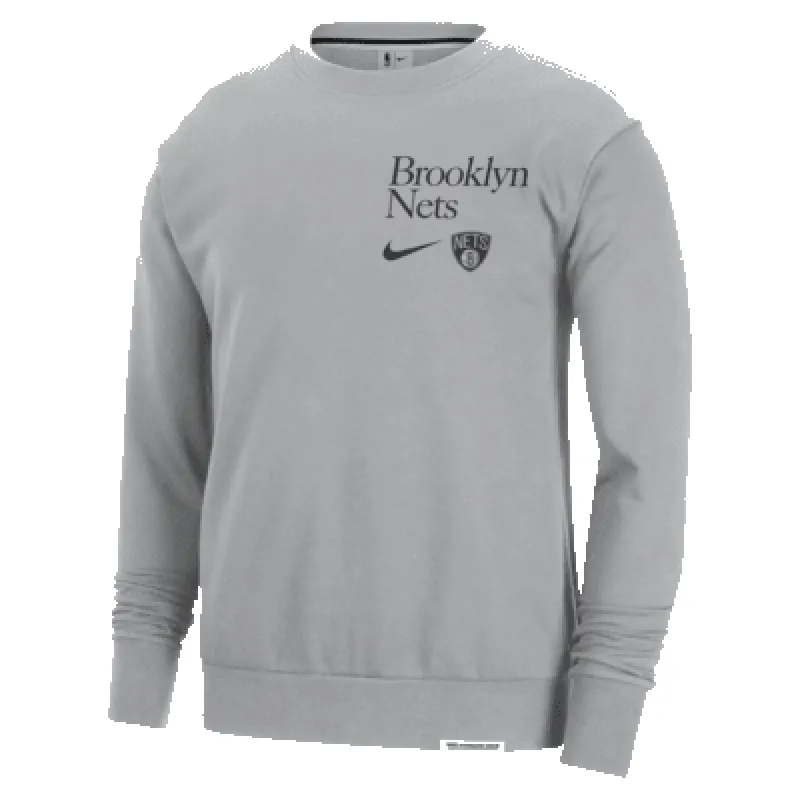 Brooklyn Nets Standard Issue Men's Nike Dri-FIT NBA Crew-Neck Sweatshirt sold by Nike