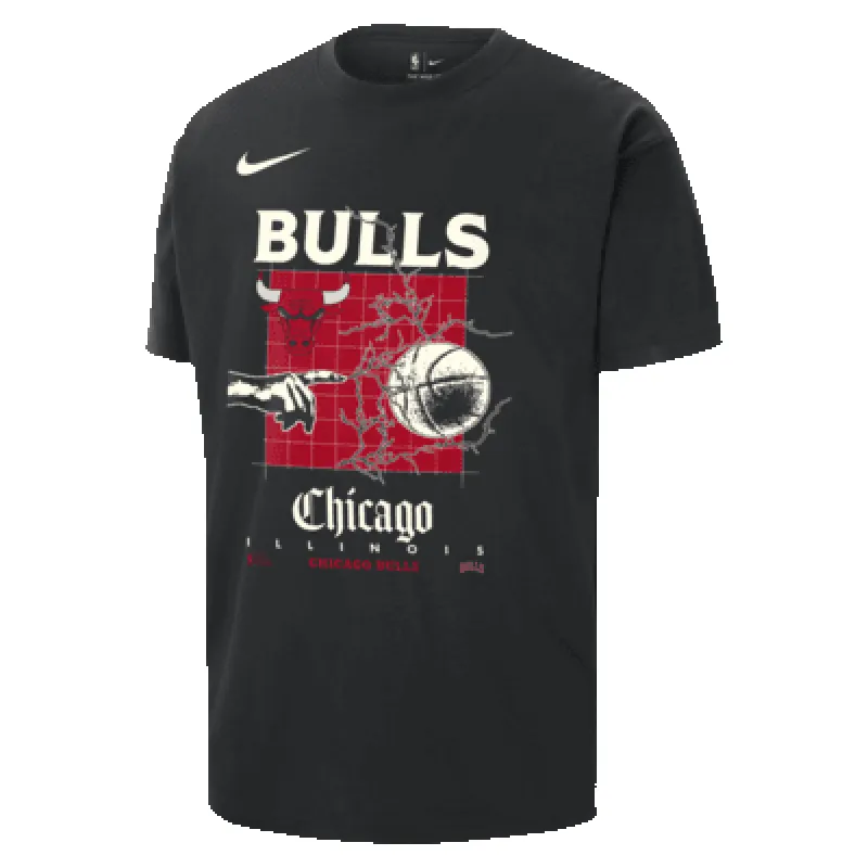Chicago Bulls Courtside Men's Nike NBA Max90 T-Shirt sold by Nike