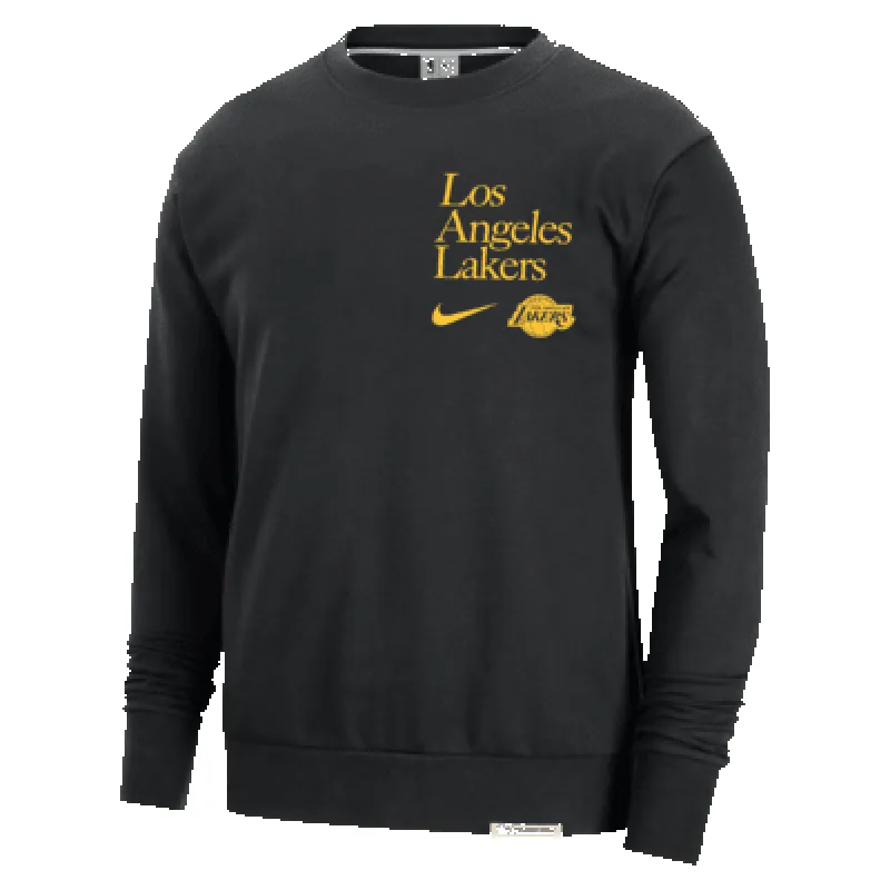Los Angeles Lakers Standard Issue Men's Nike Dri-FIT NBA Crew-Neck Sweatshirt sold by Nike