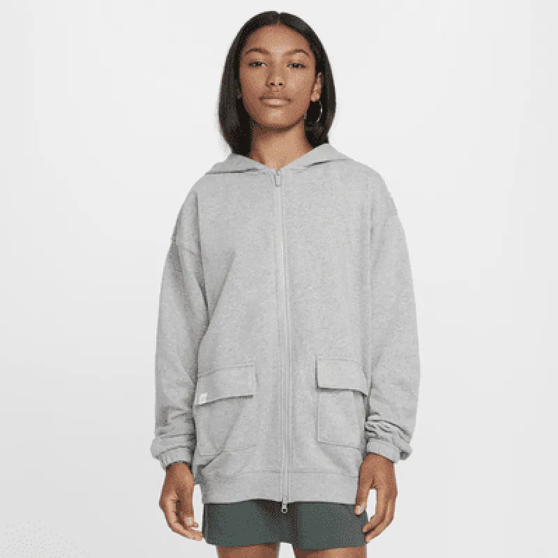 Nike Sportswear Girls' Dri-FIT Oversized Fleece Hoodie sold by Nike