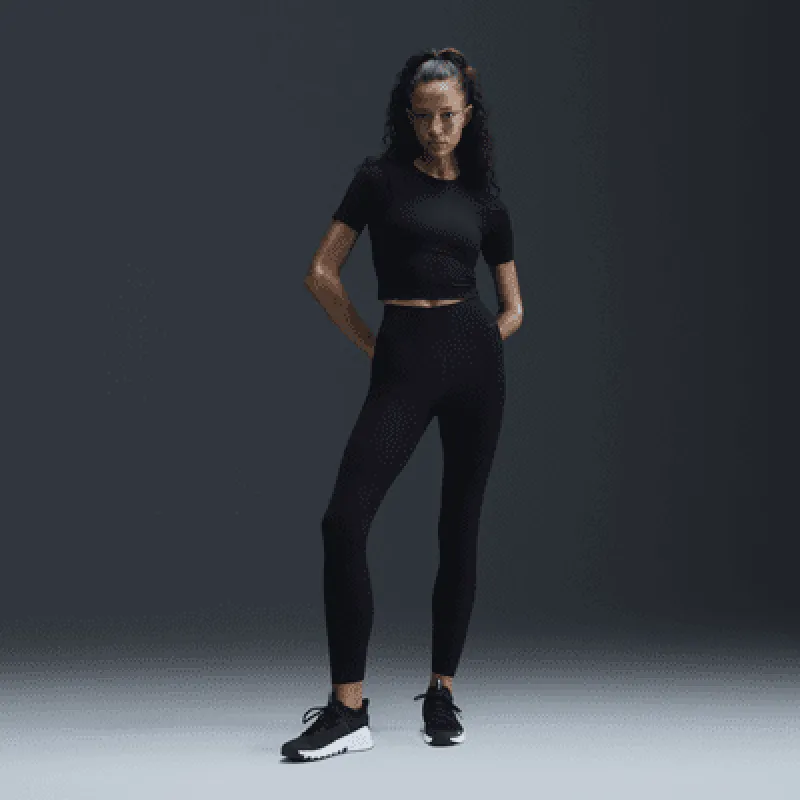 Nike Zenvy Rib Women's Gentle-Support High-Waisted 7/8 Leggings sold by Nike