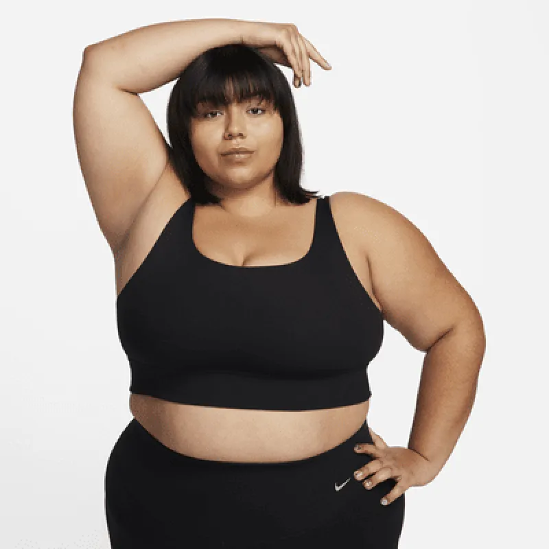 Nike Zenvy Rib Women's Light-Support Non-Padded Longline Sports Bra (Plus Size) sold by Nike