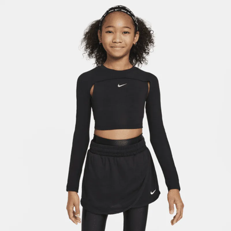 Nike Girls' Dri-FIT Long-Sleeve Top sold by Nike