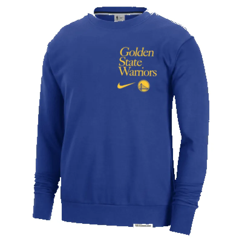 Golden State Warriors Standard Issue Men's Nike Dri-FIT NBA Crew-Neck Sweatshirt sold by Nike