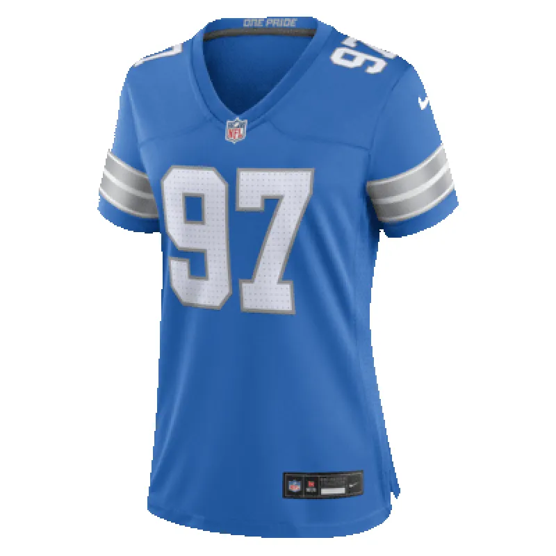 Aidan Hutchinson Detroit Lions Women's Nike NFL Game Football Jersey sold by Nike