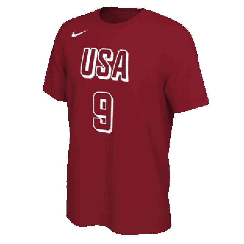 A'ja Wilson USA Men's Nike Basketball T-Shirt sold by Nike