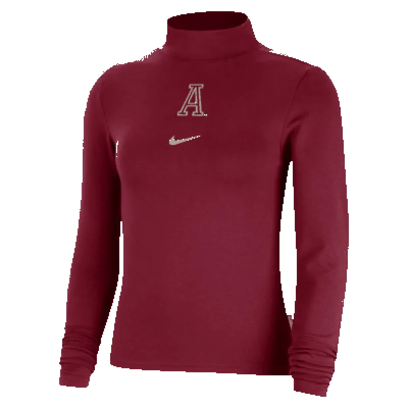 Alabama Essential Women's Nike College Long-Sleeve Mock Top sold by Nike