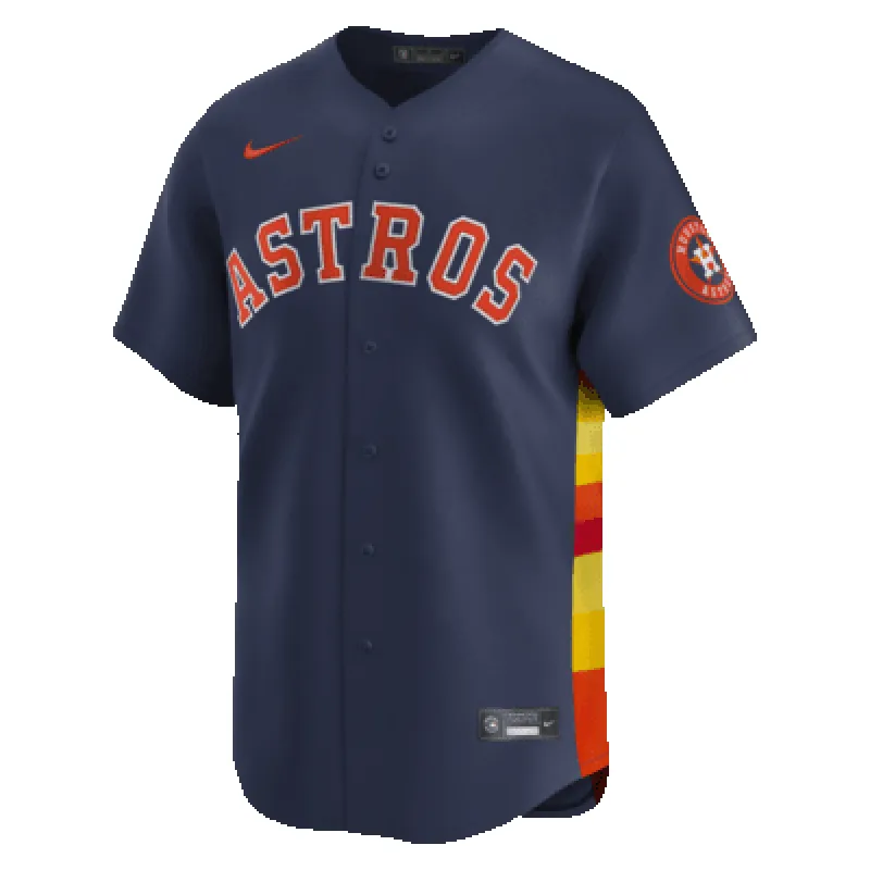 Alex Bregman Houston Astros Men's Nike Dri-FIT ADV MLB Limited Jersey sold by Nike