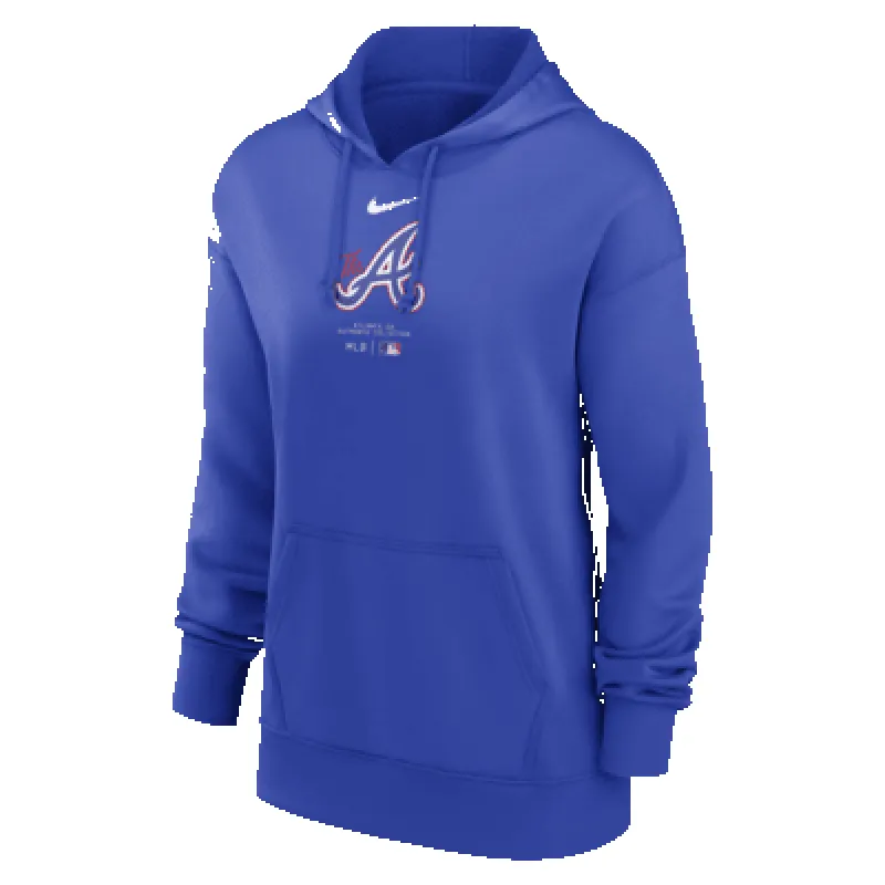 Atlanta Braves Authentic Collection City Connect Practice Women's Nike Dri-FIT MLB Pullover Hoodie sold by Nike