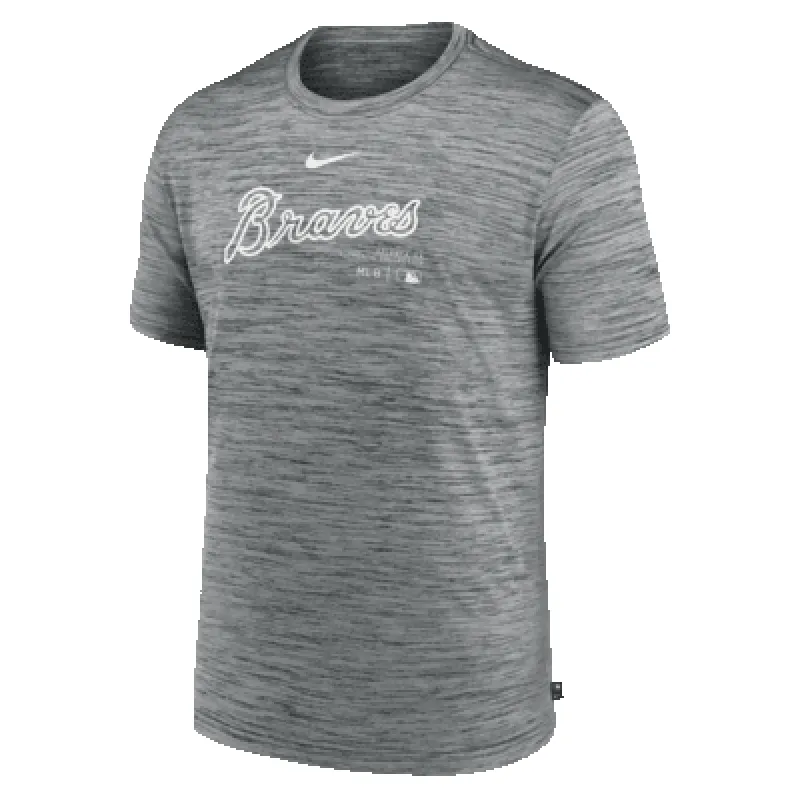 Atlanta Braves Authentic Collection Practice Velocity Men's Nike Dri-FIT MLB T-Shirt sold by Nike
