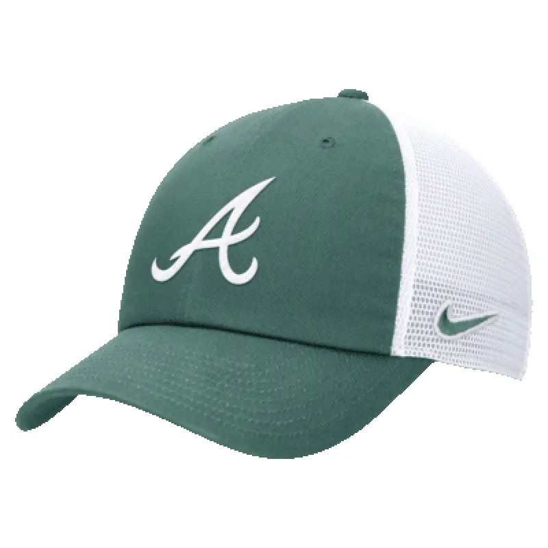 Atlanta Braves Bicoastal Club Men's Nike MLB Trucker Adjustable Hat sold by Nike